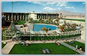 Las Vegas Nevada~Hotel Tropicana & Swimming Pool~1957 Postcard