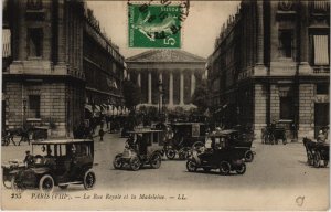 CPA PARIS 8e - 235. La Rue Royale et la Madeleine (55592)