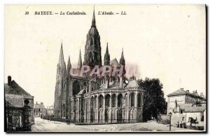 Old Postcard Bayeux Cathedral L & # 39abside