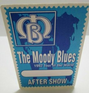 The Moody Blues Backstage Pass Tour Of The World Original 1992 Rock Music Gift 