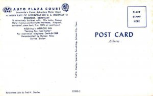 Prospect Kentucky Auto Plaza Court Vintage Postcard AA41496