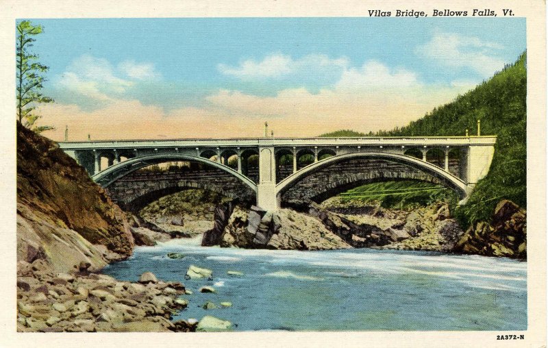 VT - Bellows Falls. Vilas Bridge