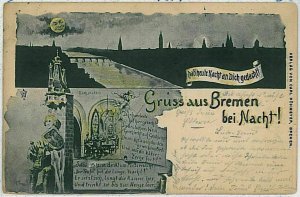 33094 - postcards VINTAGE POSTCARD - GERMANY Germany - BREMEN 1897 Nice-