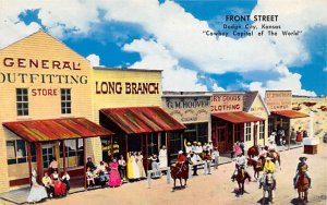 Front Street Cowboy capital of the world Dodge City Kansas