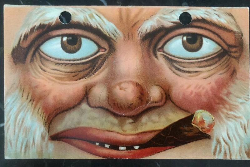 Mint Vintage USA Picture Postcard PPC The Halloween Smoking Monster