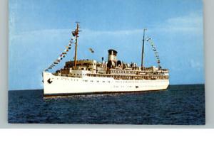 STEAMSHIP SS Yarmouth Cruise Ship Old Postcard