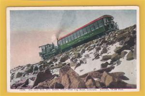 LP117  The Last Hill, Pikes Peak Cog Road, Train, Colorado, 