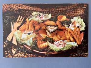 Ideal Fish Restaurant Santa Cruz CA Chrome Postcard A1166084703