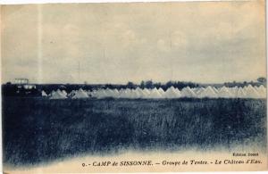 CPA Camp de SISSONNE Groupe de Tentes Le Chateau d'Eau (280294)