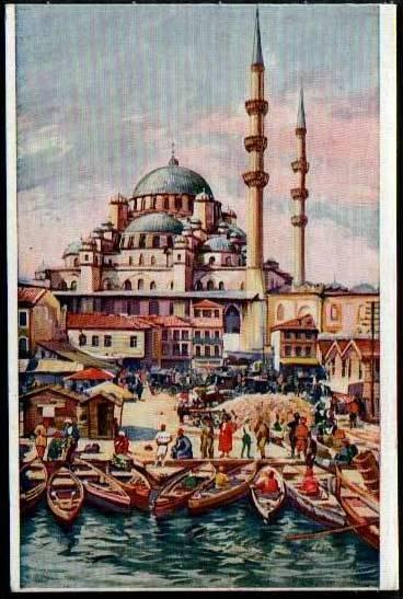 Turquie. Constantinople - MosquÃ©e Valide - Artist Signed Art