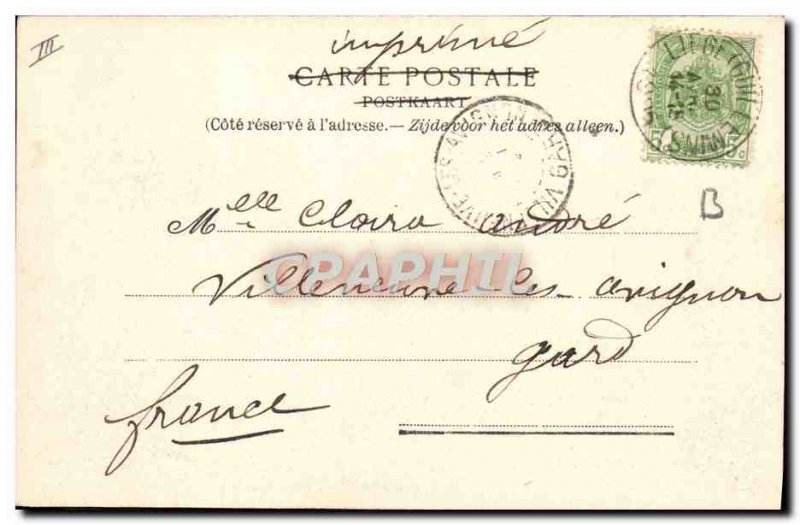 Postcard Old Prison Liege