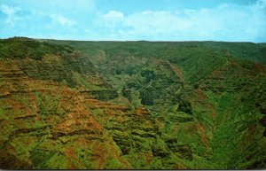 Hawaii Kauai Aerial View Waimea Canyon