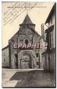 Melle Old Postcard Porch of & # 39ancienne Church St. Savinien