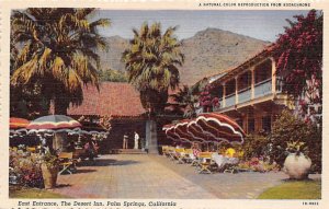 East Entrance, The Desert Inn Palm Springs CA