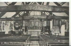 Derbyshire Postcard - St Annes Church - [Interior] - Buxton - Ref TZ2351