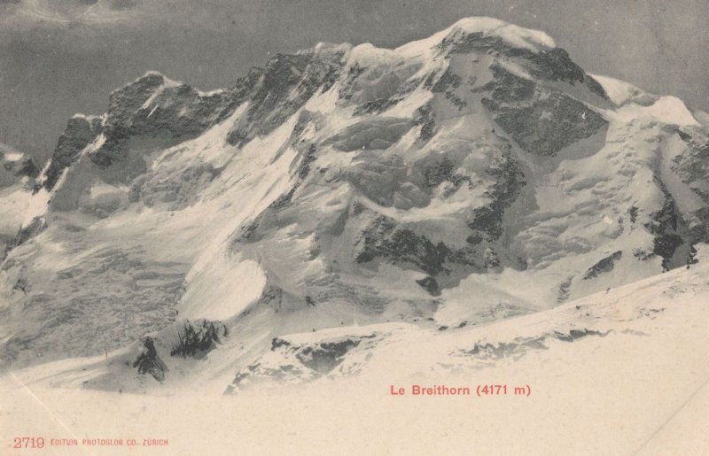 Le Breithorn Switzerland Postcard