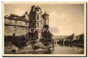 Old Postcard Espalion The Old Palace old town hall and courthouse and the old...