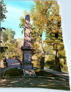 Postcard - Granite Obelisk, Old North Bridge, Concord, Massachusetts, USA