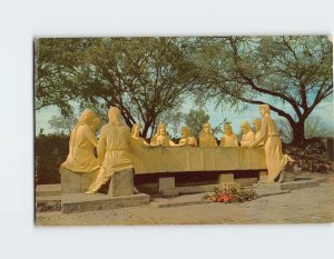 Postcard The Last Supper, Garden of Gethsemane, Tucson, Arizona
