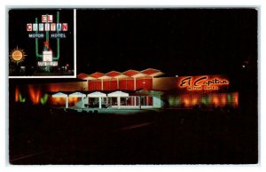 WILMINGTON, Delaware DE ~ Roadside EL CAPITAN MOTOR HOTEL Night Neon Postcard