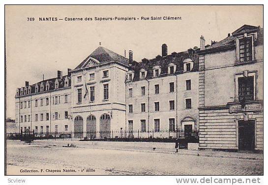 Caserne Des Sapeurs-Pompiers- Rue Saint Clement, Nantes (Loire Atlantique), F...