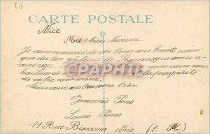 Postcard Old Nice Jardin Albert I. The Pastoral Poetry