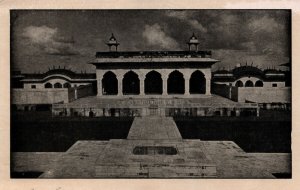 India Khas Mahal Agra Fort Vintage Postcard 08.86