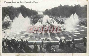 Old Postcard Versailles Grandes Eaux