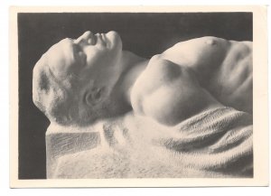 Kriegerdenkmal War Memorial Sculpture Austria Michael Drobil 4X6 RP Art Postcard