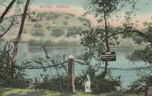 Rawalpindi Park India Beware Of Weeds Sign Old Postcard