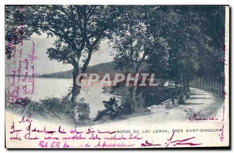 Postcard Ancient Shores of Lake Geneva Pres Saint Gingolph