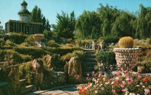 Vintage Postcard Peterson Rock Gardens Tourist Spot Bend & Redmond Oregon OR