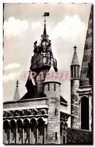 Postcard Old Duon Cote d'Or Jacquemart Church Notre Dame