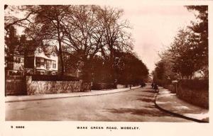 Moseley England Wake Green Road Real Photo Antique Postcard J72582