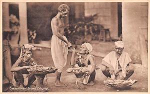 Calcutta India Sweetmeat Seller Calcutta Sweetmeat Seller