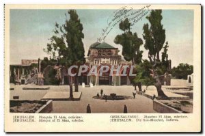 Postcard Old Jerusalem Al-Aqsa Mosque Outdoor