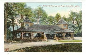 MA - Springfield. Forest Park, Rustic Pavilion