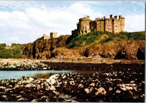 Culzean Castle from Culzean Bay Ayrshire Scotland Postcard