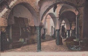 Tunis Tunisia Grand Mosque Entrance Old Antique Postcard