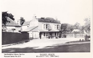 Bushey Heath Windmill Inn Pub Hertfordshire RPC Postcard
