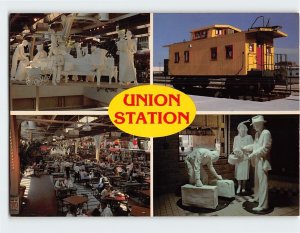 Postcard Union Station, Indianapolis, Indiana