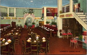 Linen Postcard Casa Lorenzo Restaurant in Rochester, New York~131354