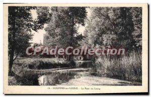 Postcard Old Souppes Sur Loing Le Pont Du Loing