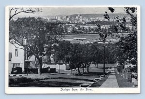 Berea Road Street View Durban South Africa  UNP Unused WB Postcard B14