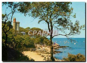 Postcard Modern Noirmoutier en l'Ile Anse Rouge taking the Bois de la Chaize