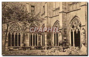 Postcard Old Der Dom zu Mainz Domgarten put Kreuzgang