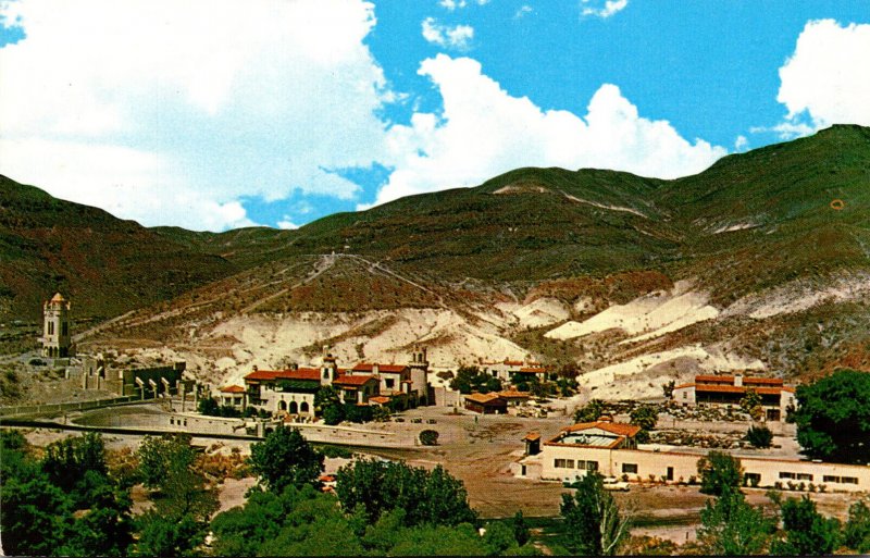 California Death Valley Panoramic View Scotty's Castle