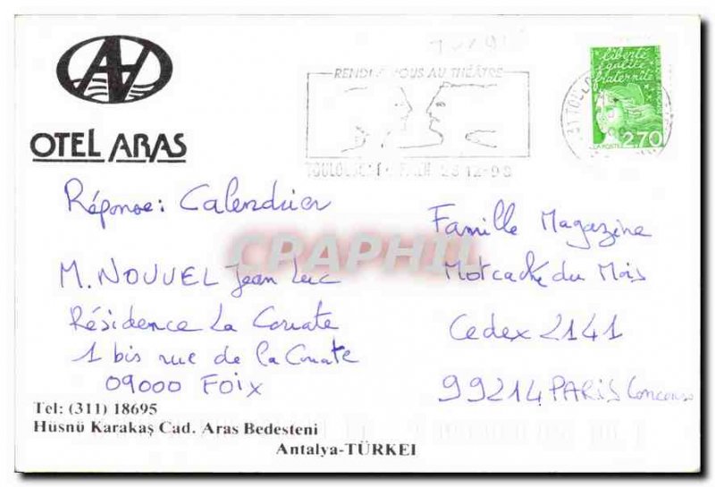 Postcard Modern Otel Aras