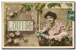 Old Postcard Louise Surname