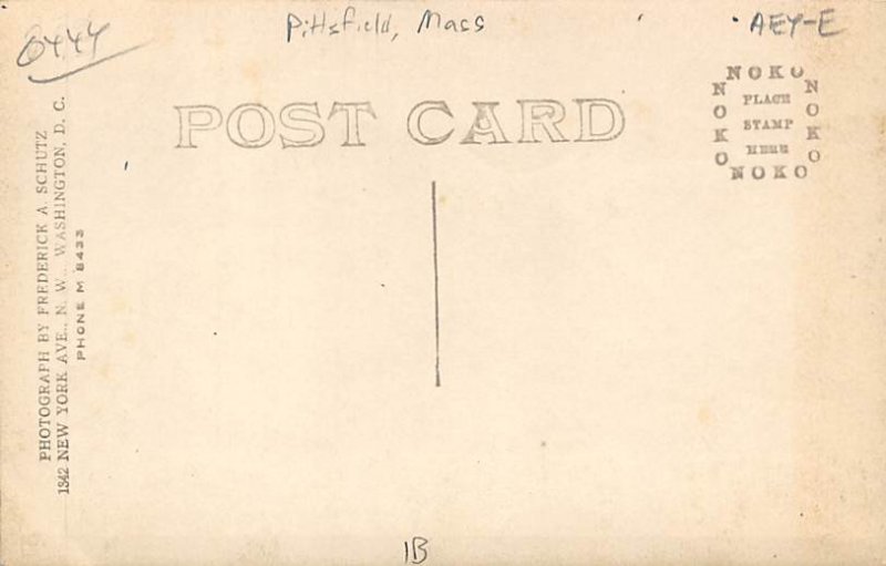 Passenger Station 1913 Pittsfield, Massachusetts